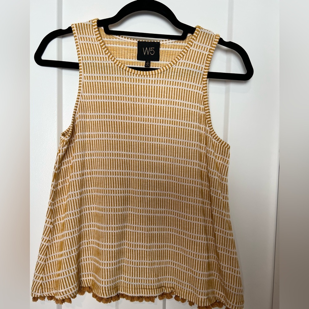 W5: Sleeveless: Golden Yellow: Small